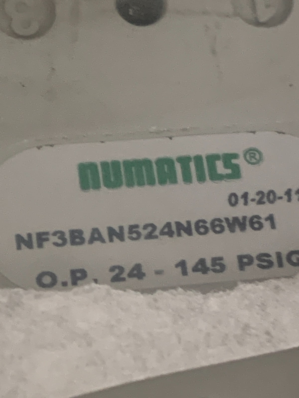 NUMATICS SOLENOID VALVE NF3BAN524N66W61