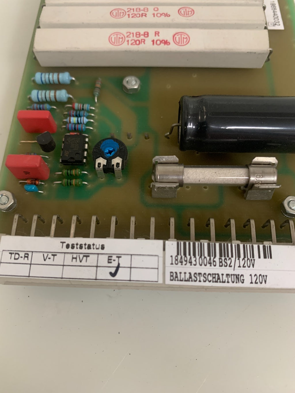 SIEMENS BALLAST POWER BOARD 00344082-01