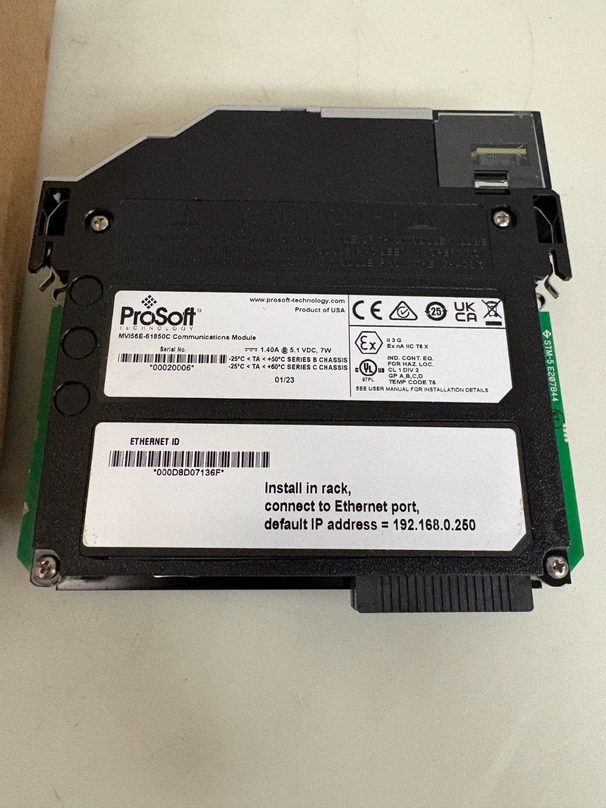 PROSOFT COMMUNICATION MODULE MVI56E-61850C3