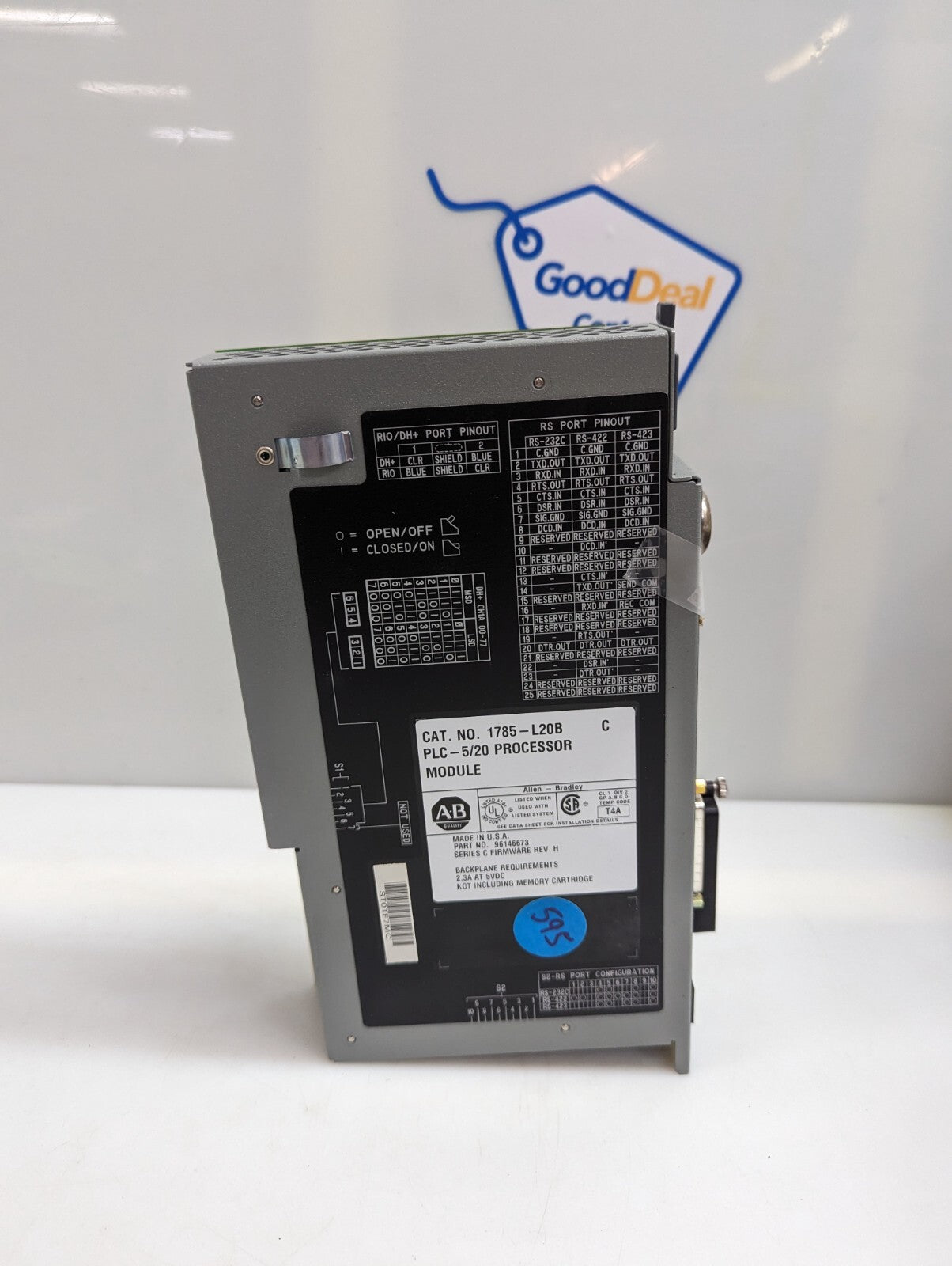 Allen-Bradley 1785-L20B Rev C PLC-5/20 Processor Module