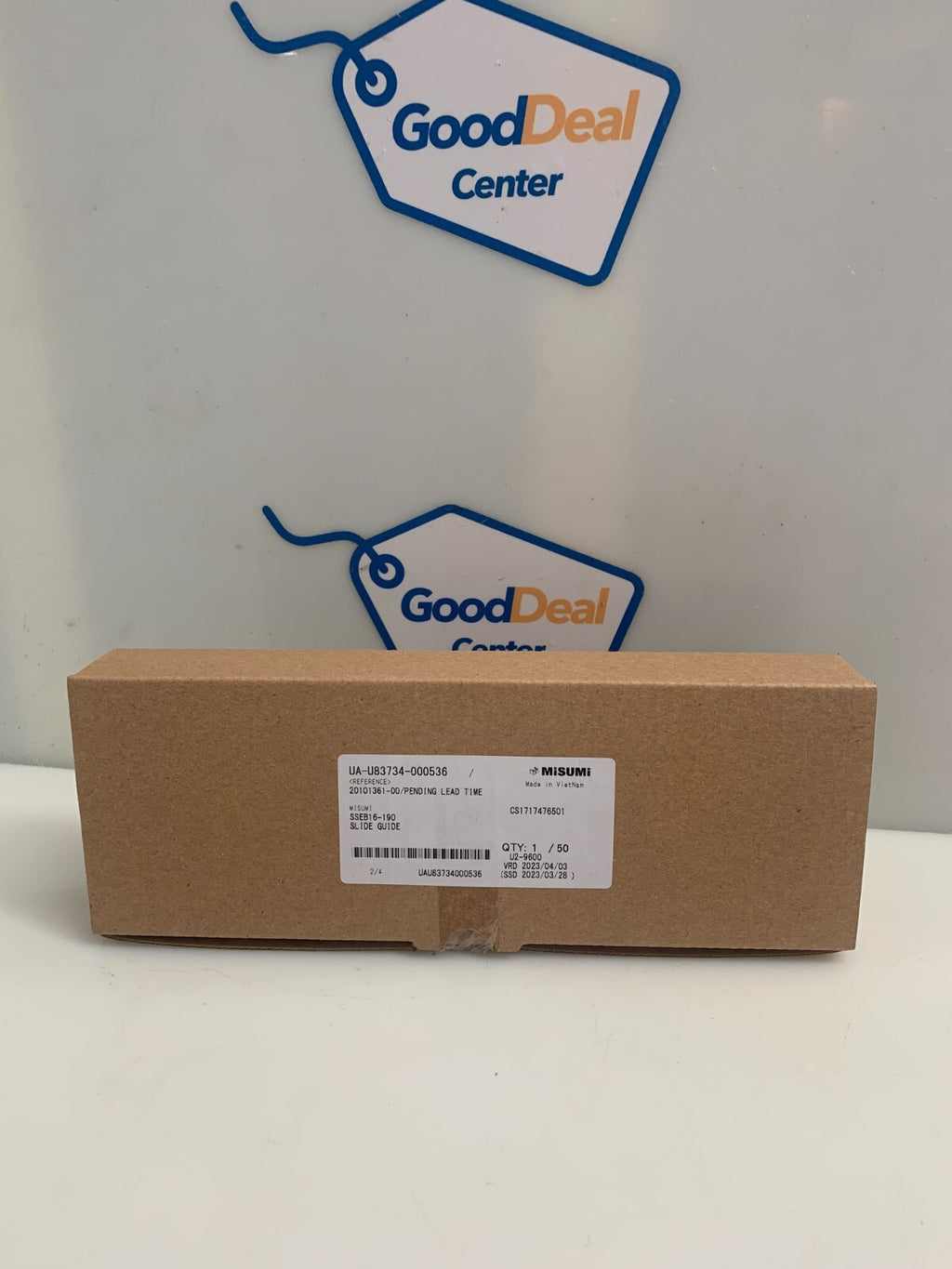 Misumi Linear Slide Guide SSEB16-190 UA-U83734-000536