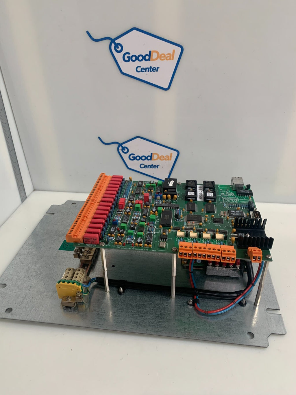 I CON RESEARCH I CON 980Z ISSUE G CONTROL BOARD W/BASE AND POWER SUPPLY0