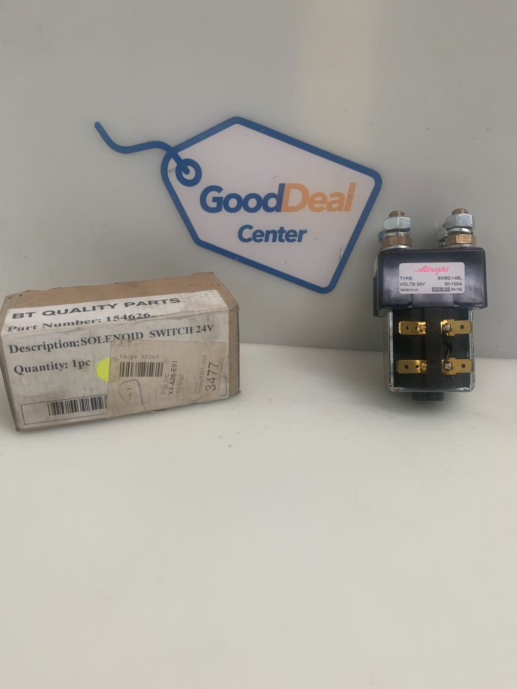 CURTIS / Albright   SW82-148L  Solenoid Switch Contactor  154626