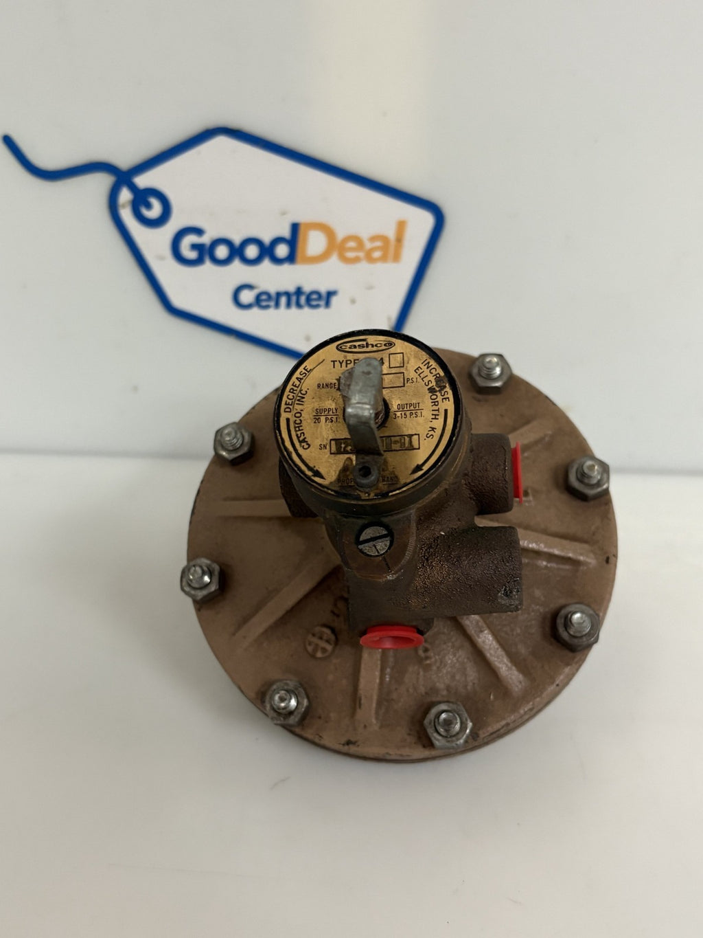 CASHCO PNEUMATIC CONTROL VALVE OUTPUT REGULATOR TYPE 764