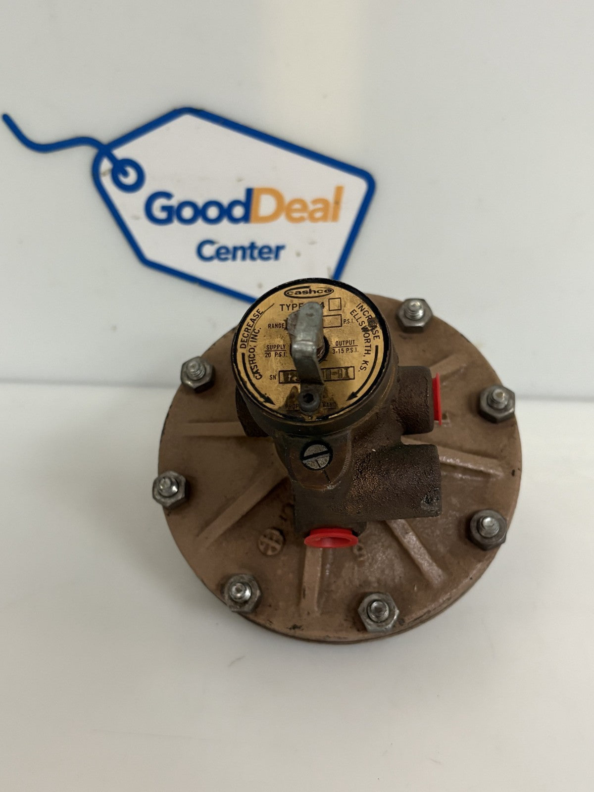 CASHCO PNEUMATIC CONTROL VALVE OUTPUT REGULATOR TYPE 764