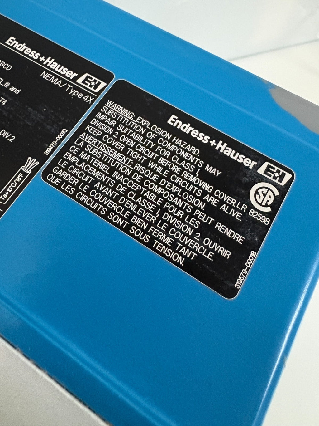 ENDRESS & HAUSER PROMAG 55 FLOWMETER 55S1F-EL1B1RC2BAAA3