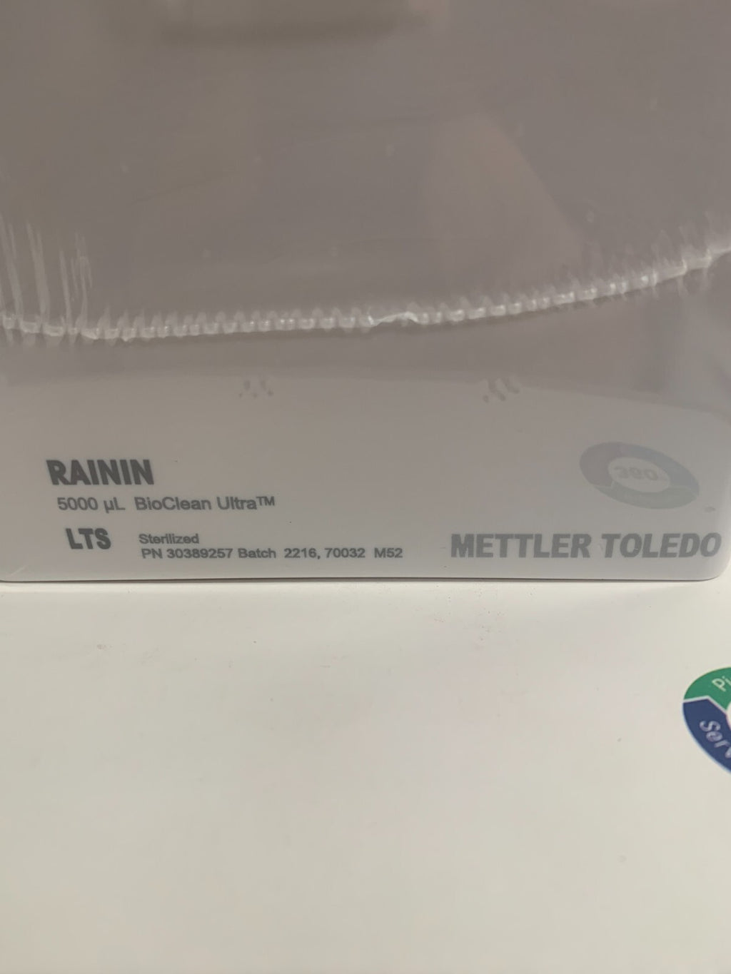 Lot of 8 racks of 24 units Mettler Toledo Rainin Bio Clean Ultra 5000uL 30389257