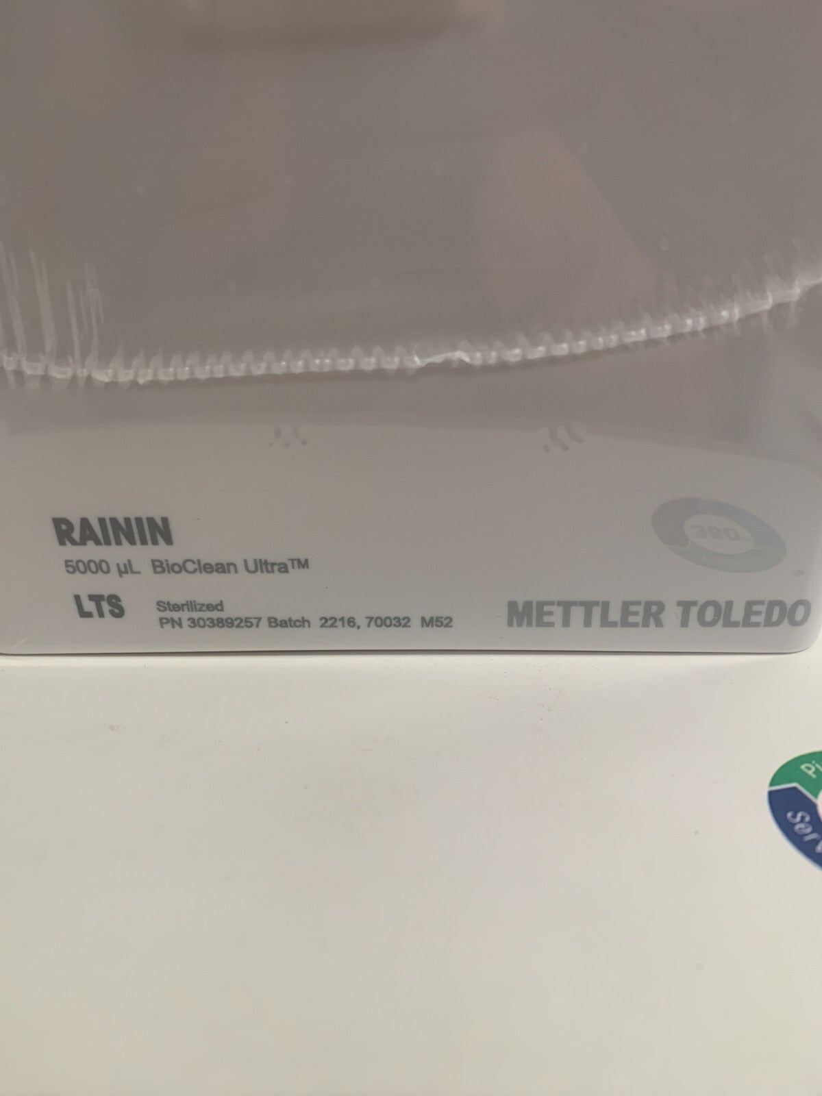 Lot of 8 racks of 24 units Mettler Toledo Rainin Bio Clean Ultra 5000uL 30389257