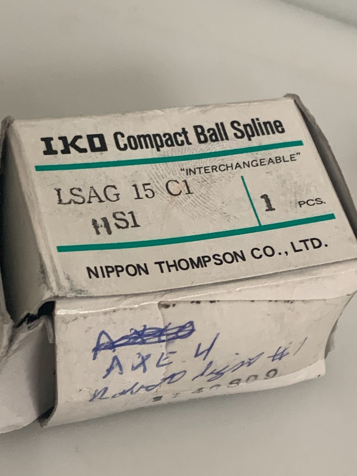 IKO COMPACT BALL SPLINE LSAG 15 C1 HS1
