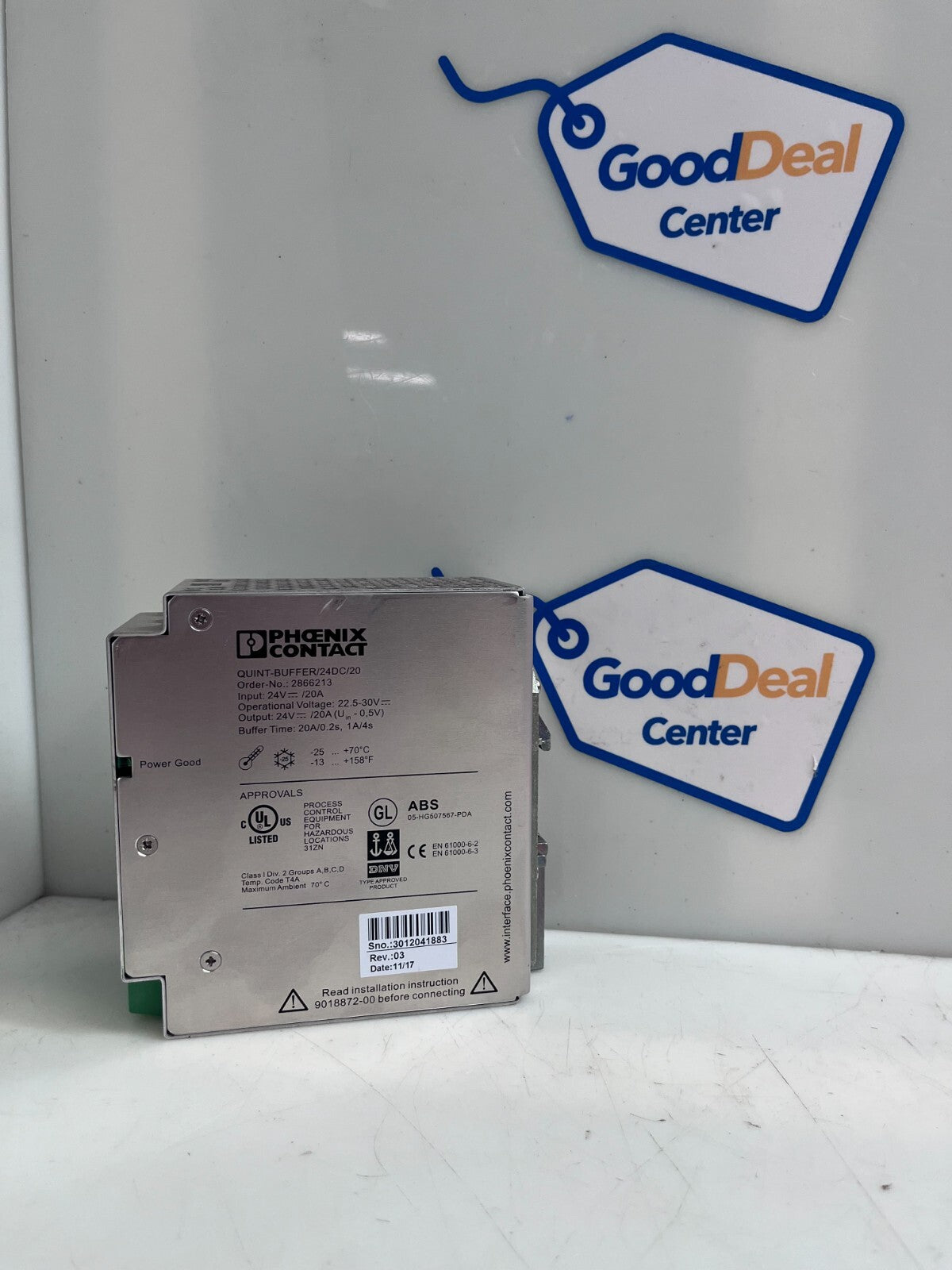 PHOENIX CONTACT QUINT-BUFFER/24DC/20 Buffer Module 2866213
