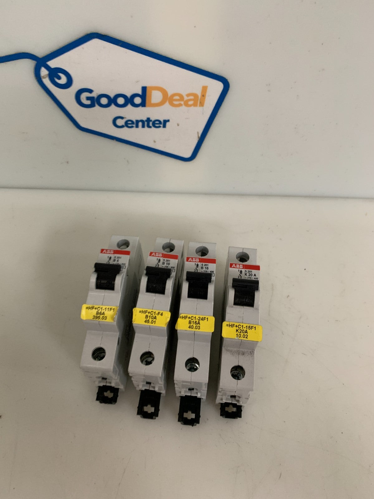 ABB MIX LOT OF 4 CIRCUIT BREAKER 1 X S 201-B6  1 X S201-B10  1 X S201-B16