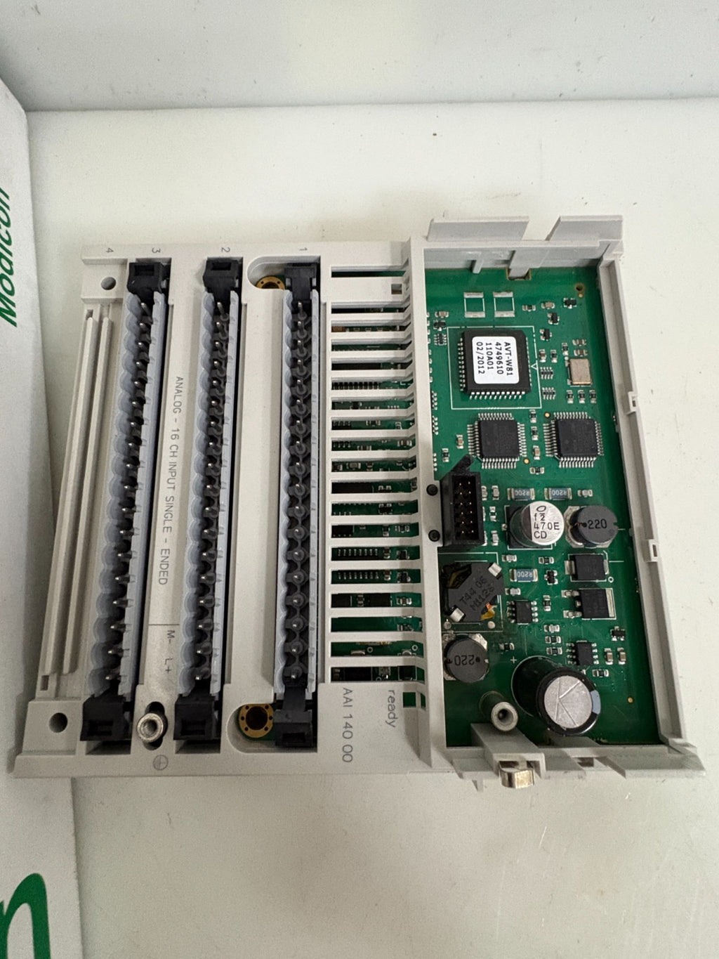 SCHNEIDER MODICON ANALOG INPUT 16 CH SINGLE 170AAI14000