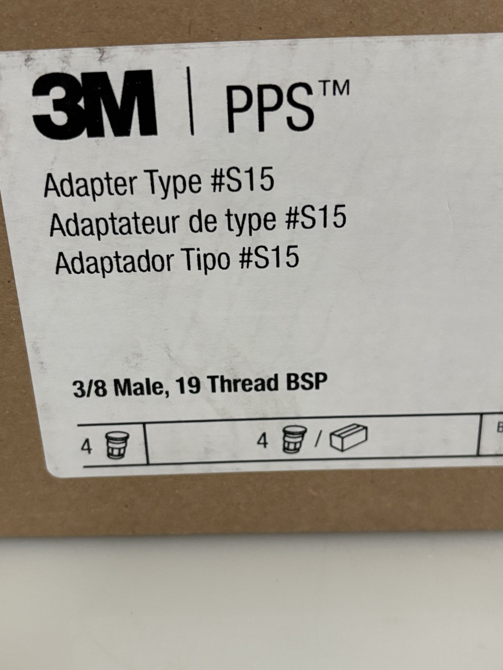 LOT OF 3  3M PPS 26046 S15 ADAPTER