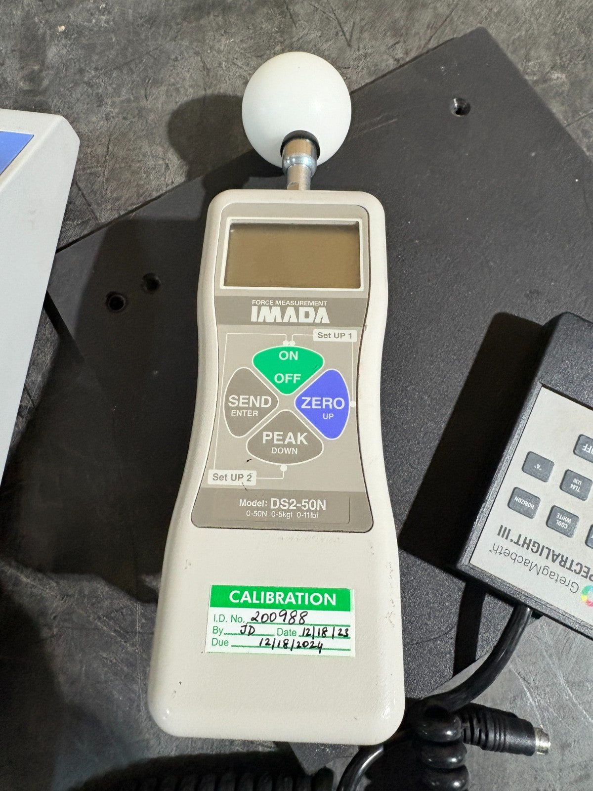 IMADA VERTICAL HIGH PERFORMANCE MOTORIZED TENSILE PULL FORCE TEST MX2-1104