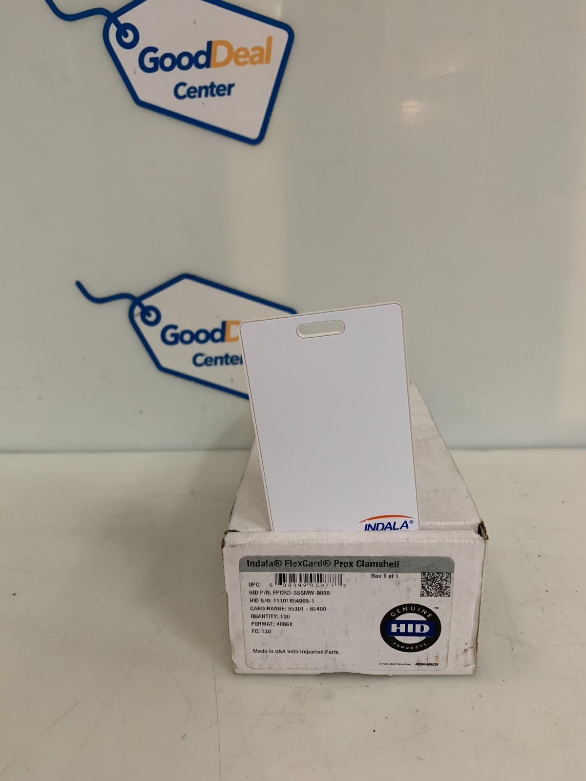 LOT OF  60 HID INDALA FLEX CARD FPCRD-SSSMW-0000