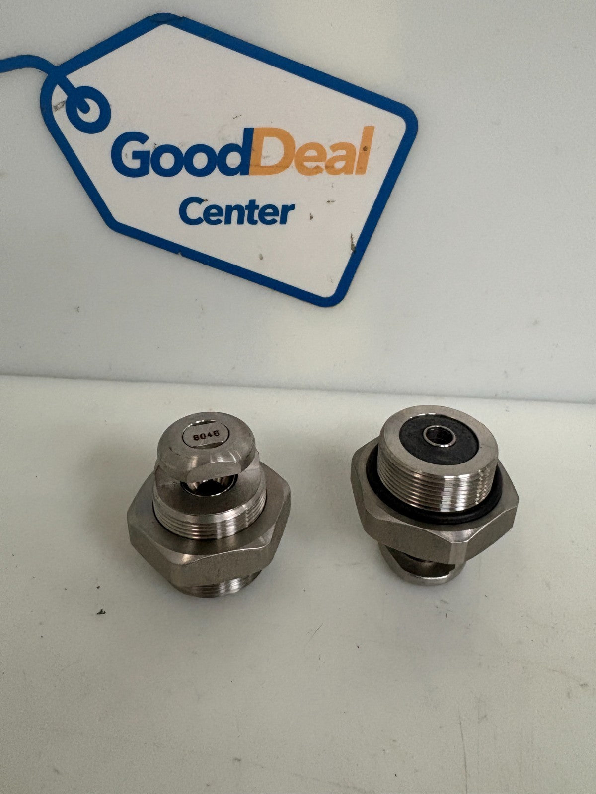 LOT OF 2 SPRAYING SYSTEMS SPRAY SHOWER NOZZLE 1 1/8 S.STEEL 20210-80463-316 SS