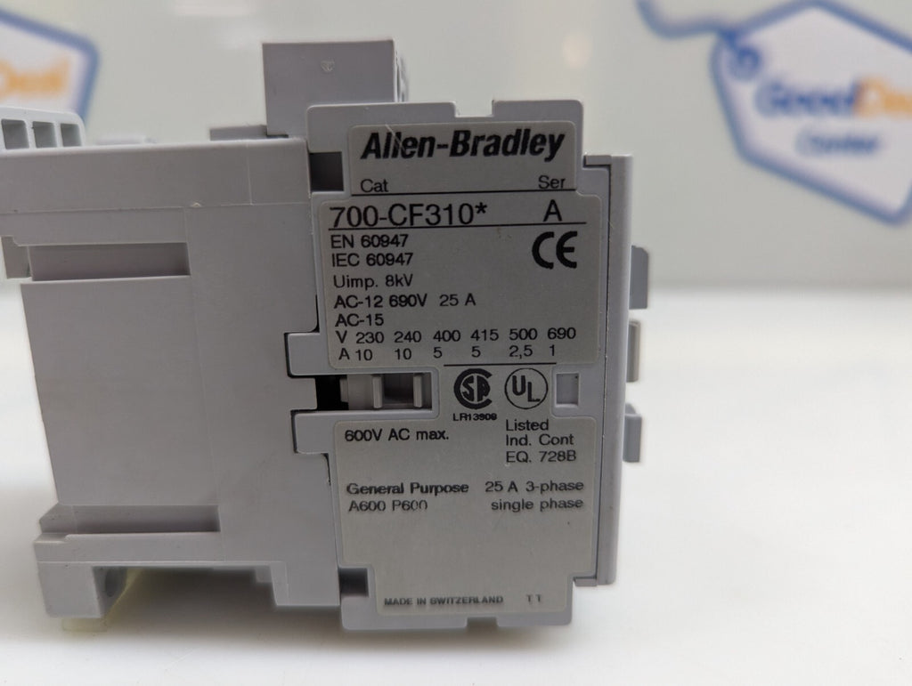 Allen-Bradley 700-CF310* Series A Contactor Relay