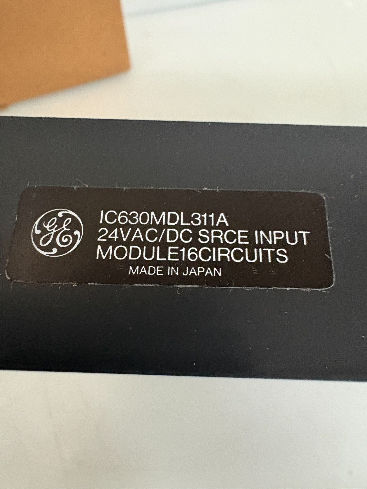 GE FANUC SERIES 3 24 VAC/DC SOURCE INPUT IC630MDL 311 A3