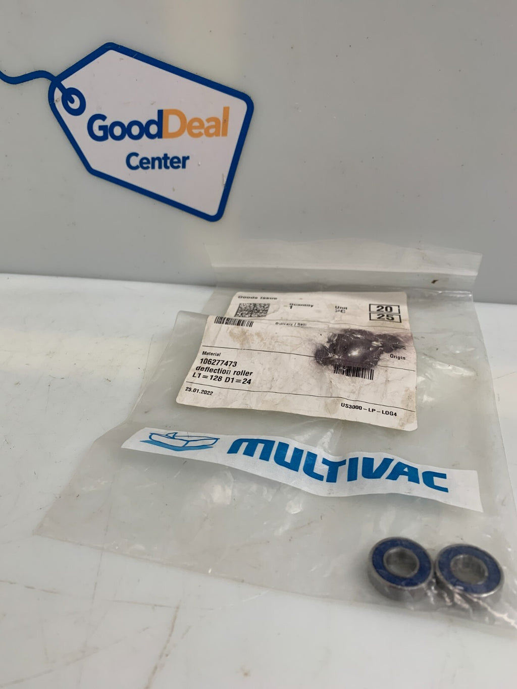LOT OF 2 Multivac Deflection Roller 35253285/102