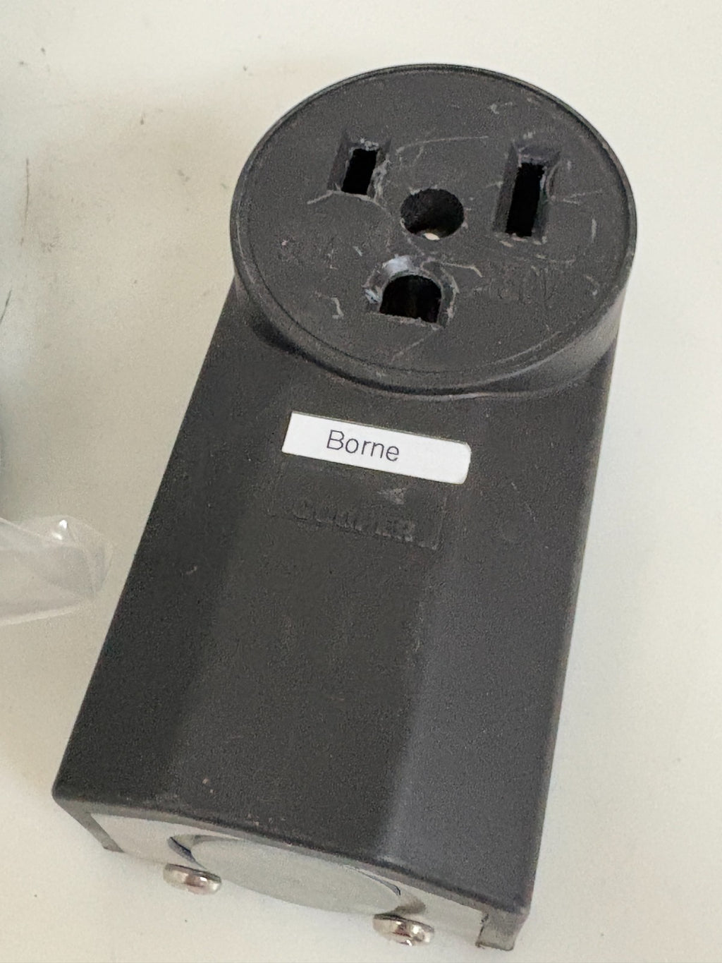 LOT OF 4 COOPER POWER OUTLET #1252 50A 250V 2 POLE1