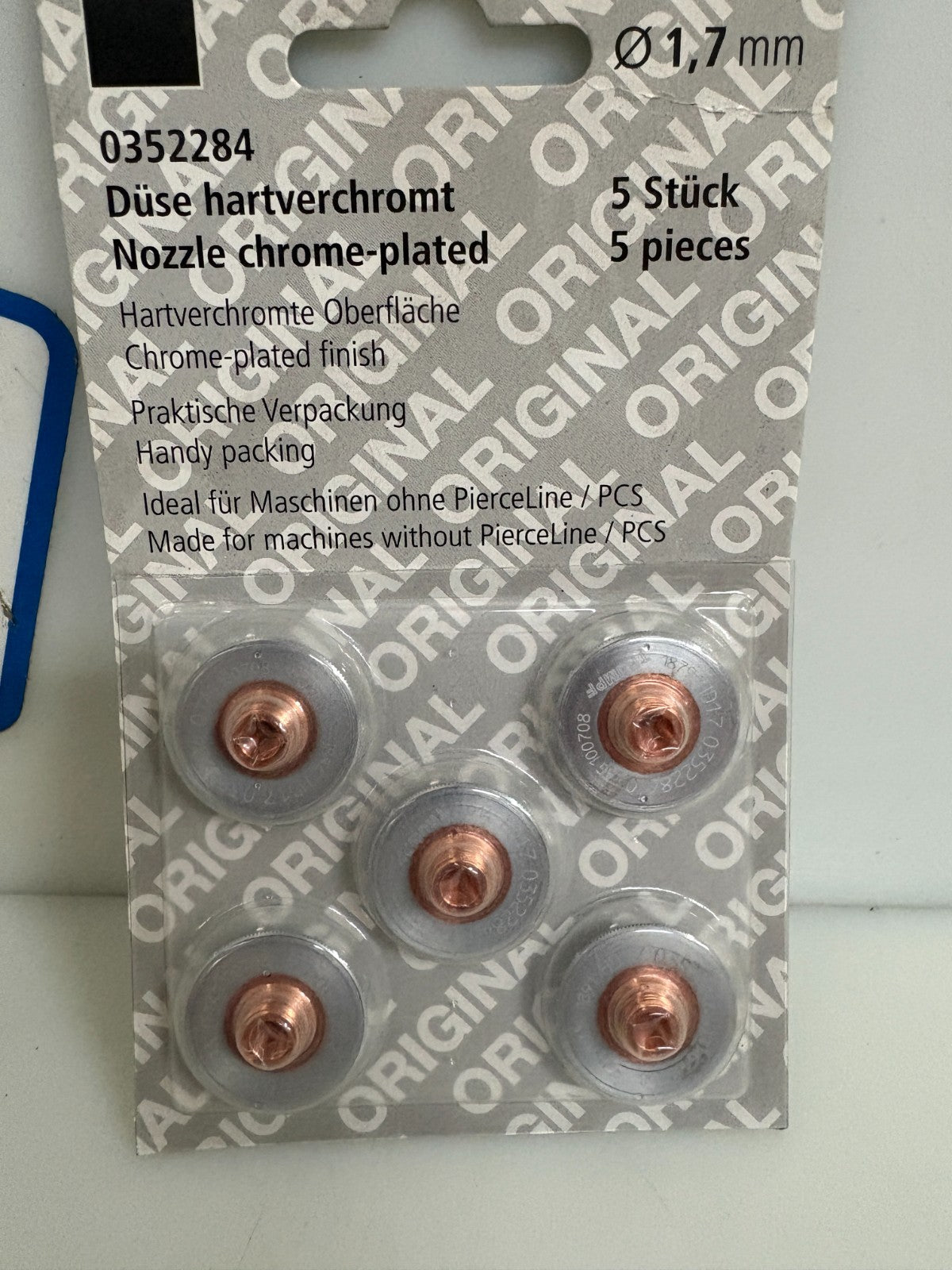 TRUMPK 1.7 MM LAZER CUTTING COPPER NOZZLE PACK 5
