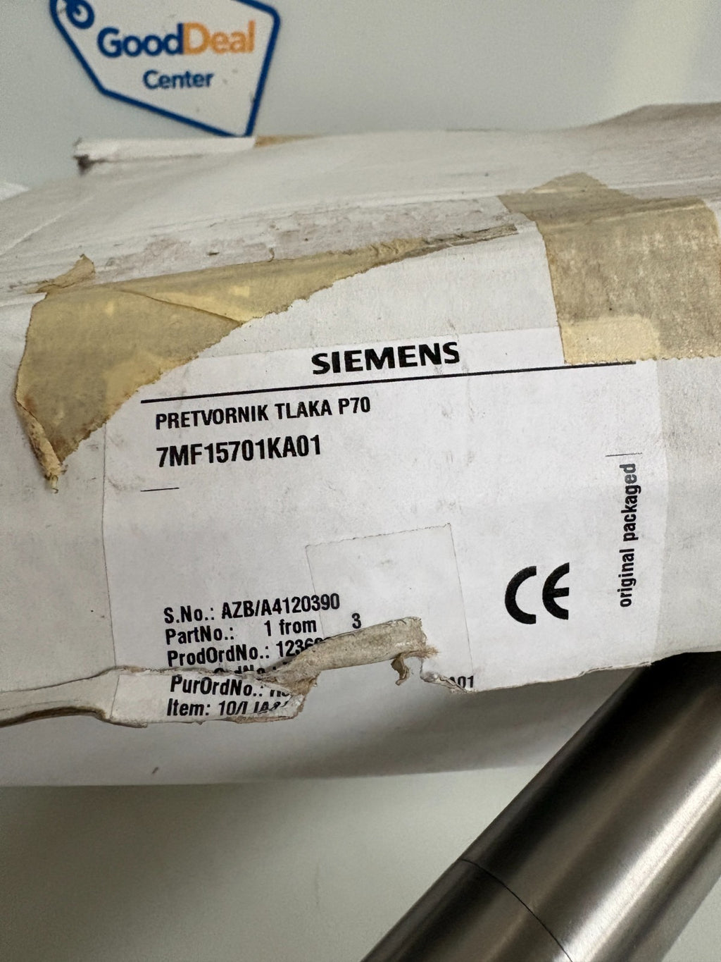 SIEMENS PRESSURE TRANSMITTER FOR LEVEL MEASUREMENT SITRANS P MPS 7MF15701KA01