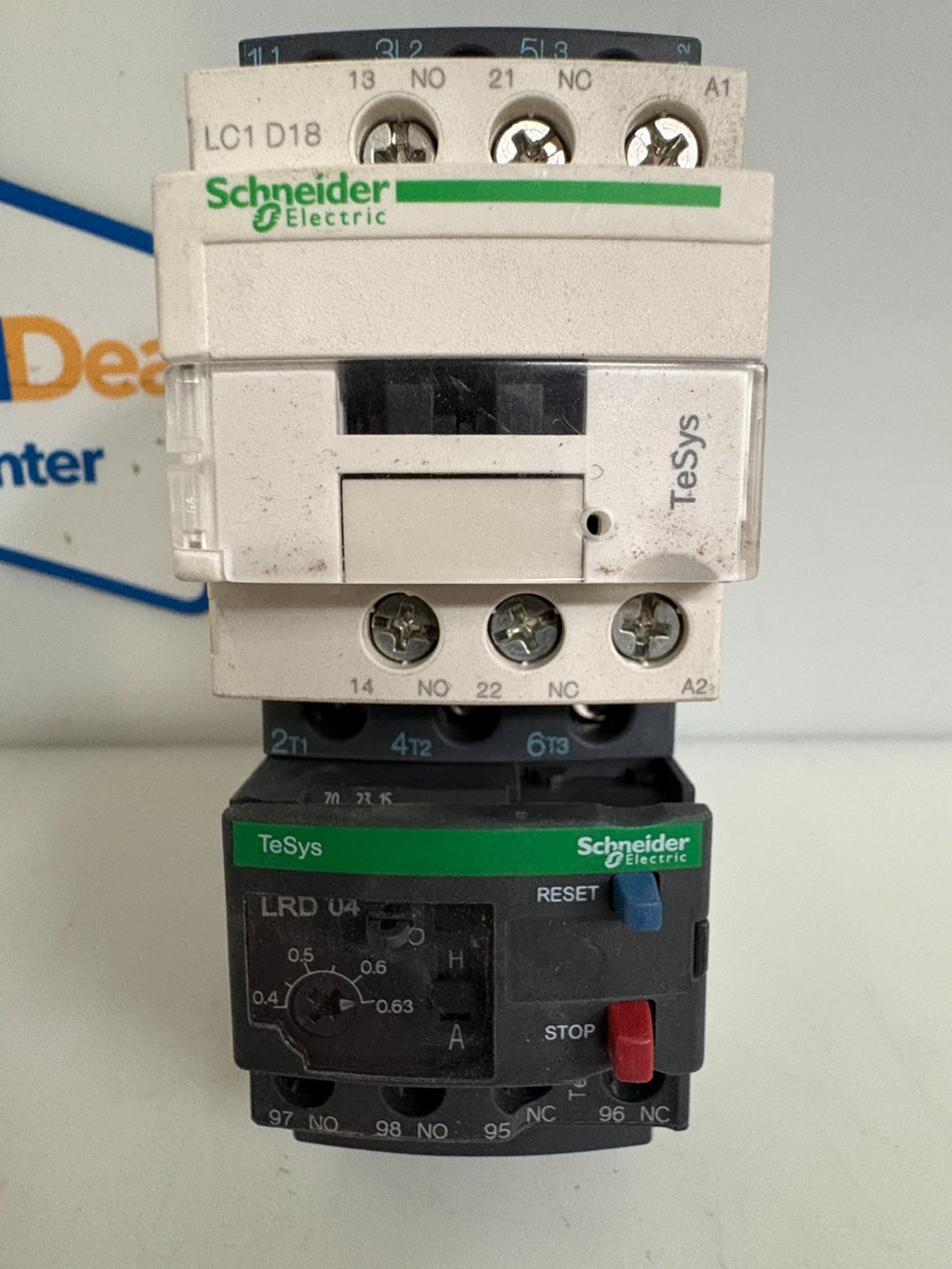 SIEMENS CONTACTOR LC1 D18 W/RELAY LRD 04 