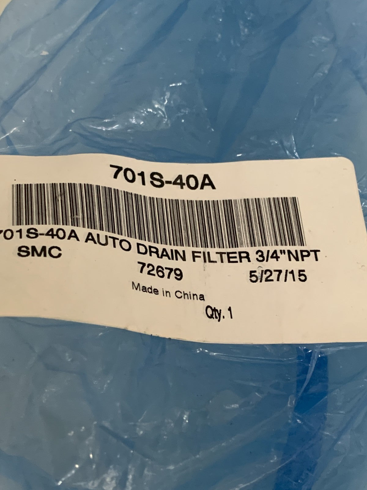 SMC AUTO DRAIN FILTER AF 40-NO6D-Z-A3