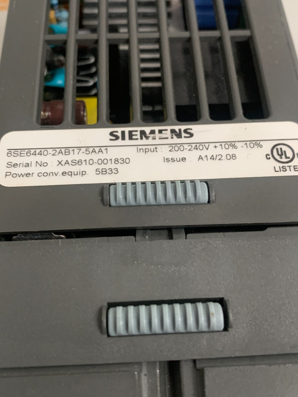 SIEMENS MICROMASTER 440 DRIVE 6SE6440-2AB17-5AA1