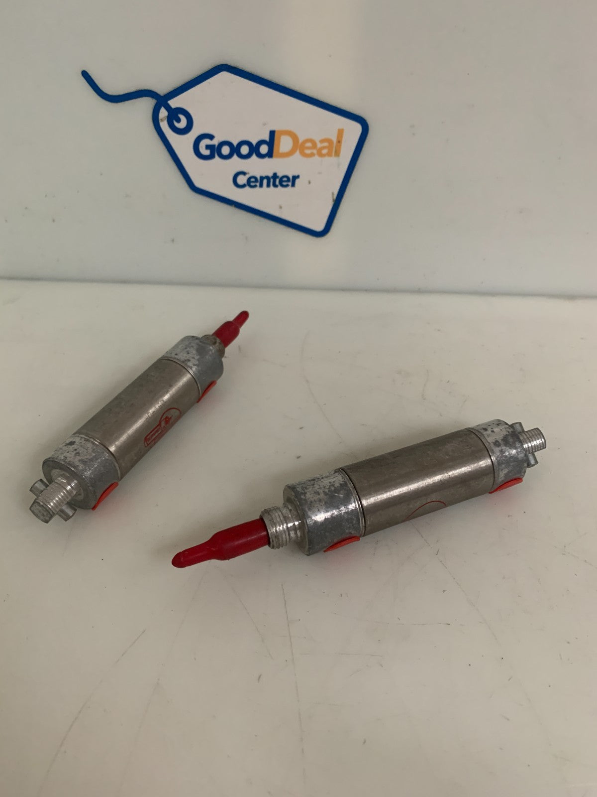 LOT OF 2  BIMBA S.STEEL PNEUMATIC CYLINDER M-91-DP0