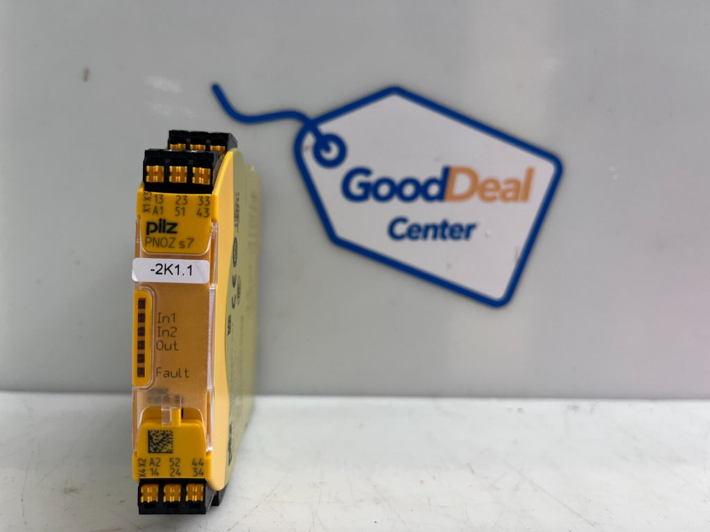 PILZ 751107 PNOZ s7 C 24VDC 4n/o 1n/c Safety Relay (like new)