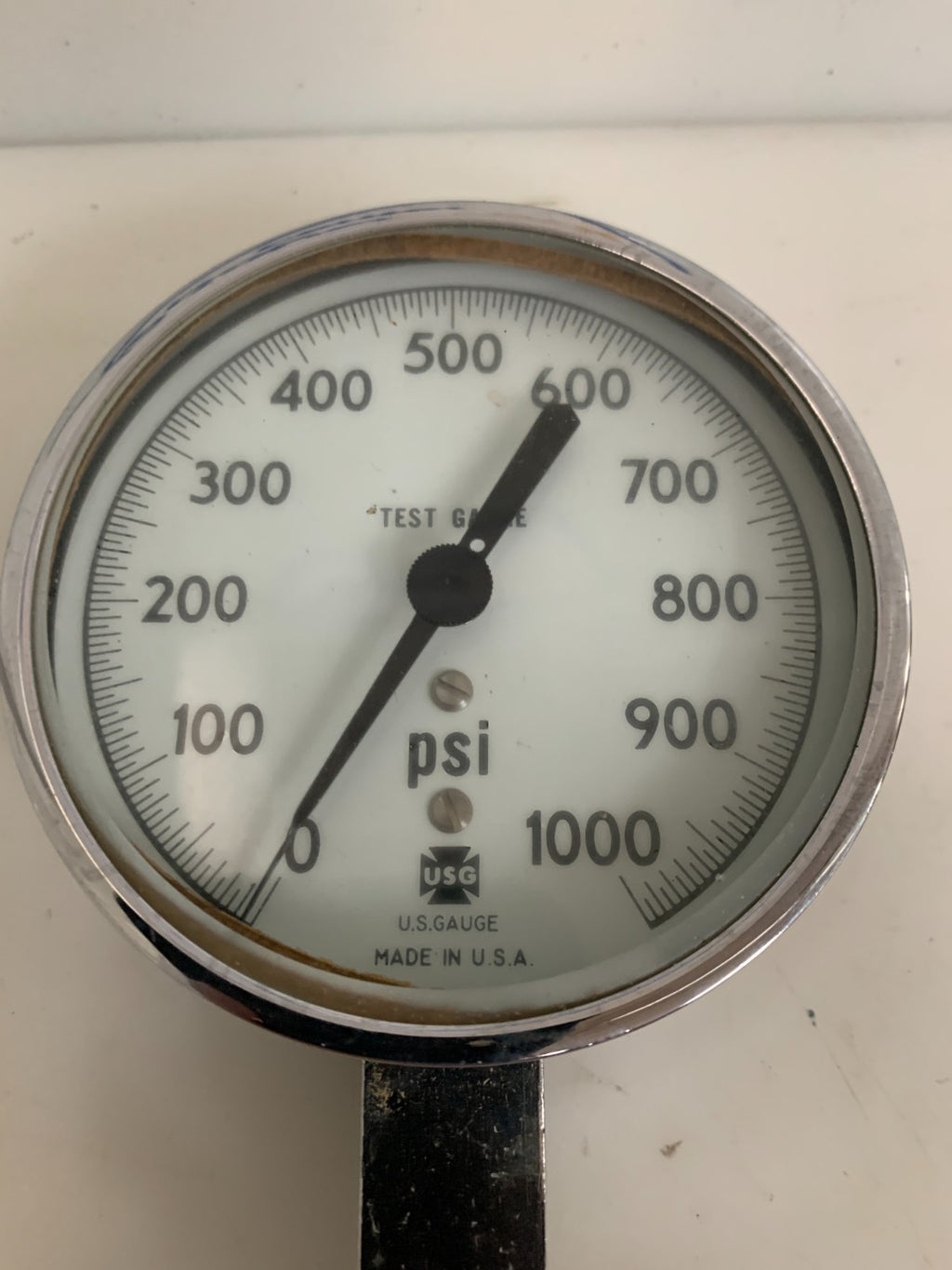 U S G AMETEK 0-1000 PSI S.STEEL GAUGE
