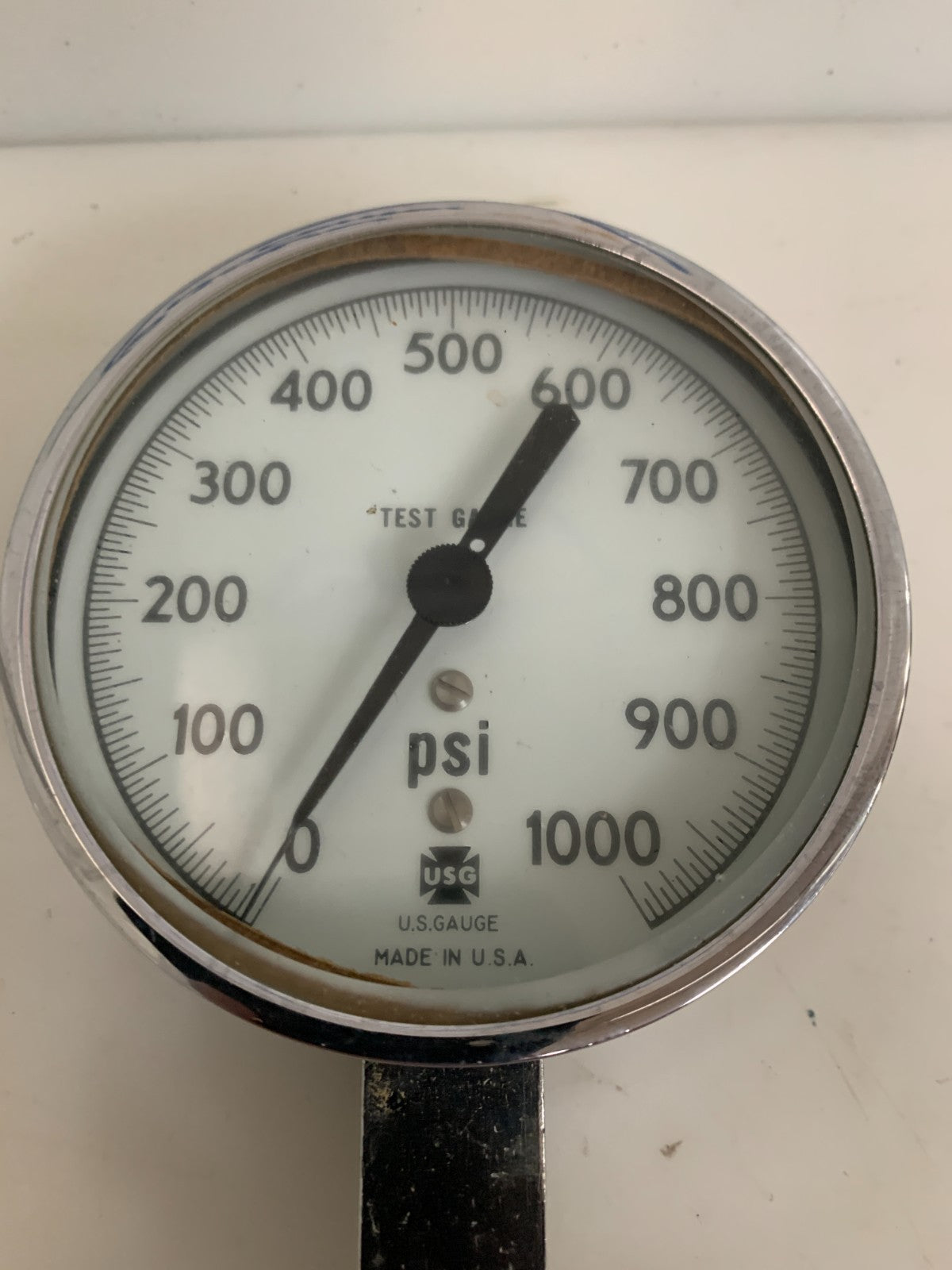 U S G AMETEK 0-1000 PSI S.STEEL GAUGE