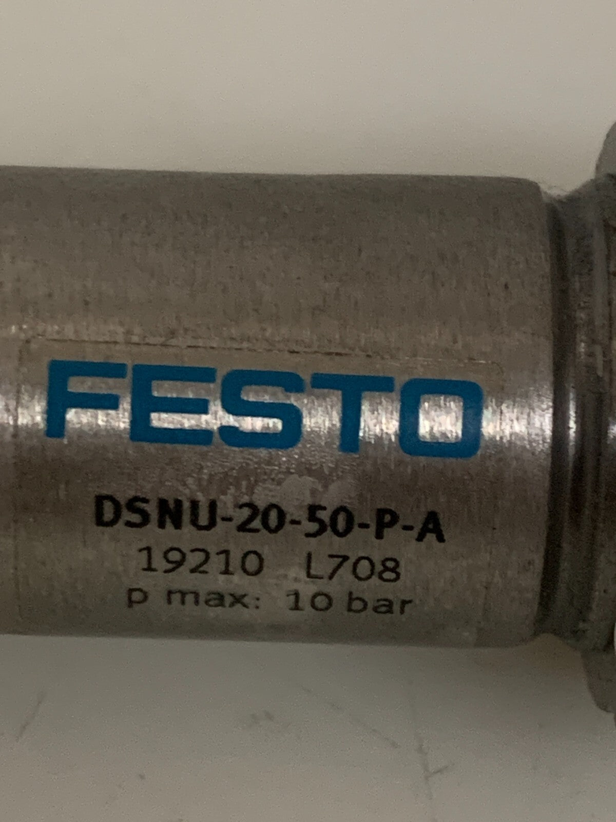 FESTO PNEUMATIC CYLINDER #19210  DSNU-20-50-P-A1