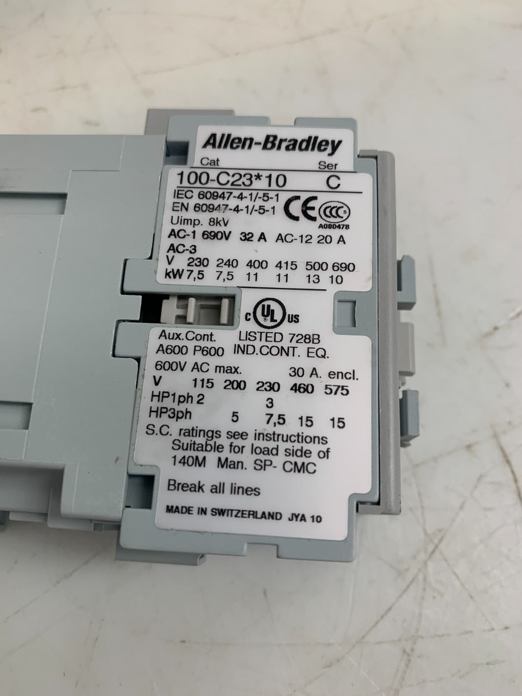 ALLEN BRADLEY 194E-A63-1753  Load Switch Base1