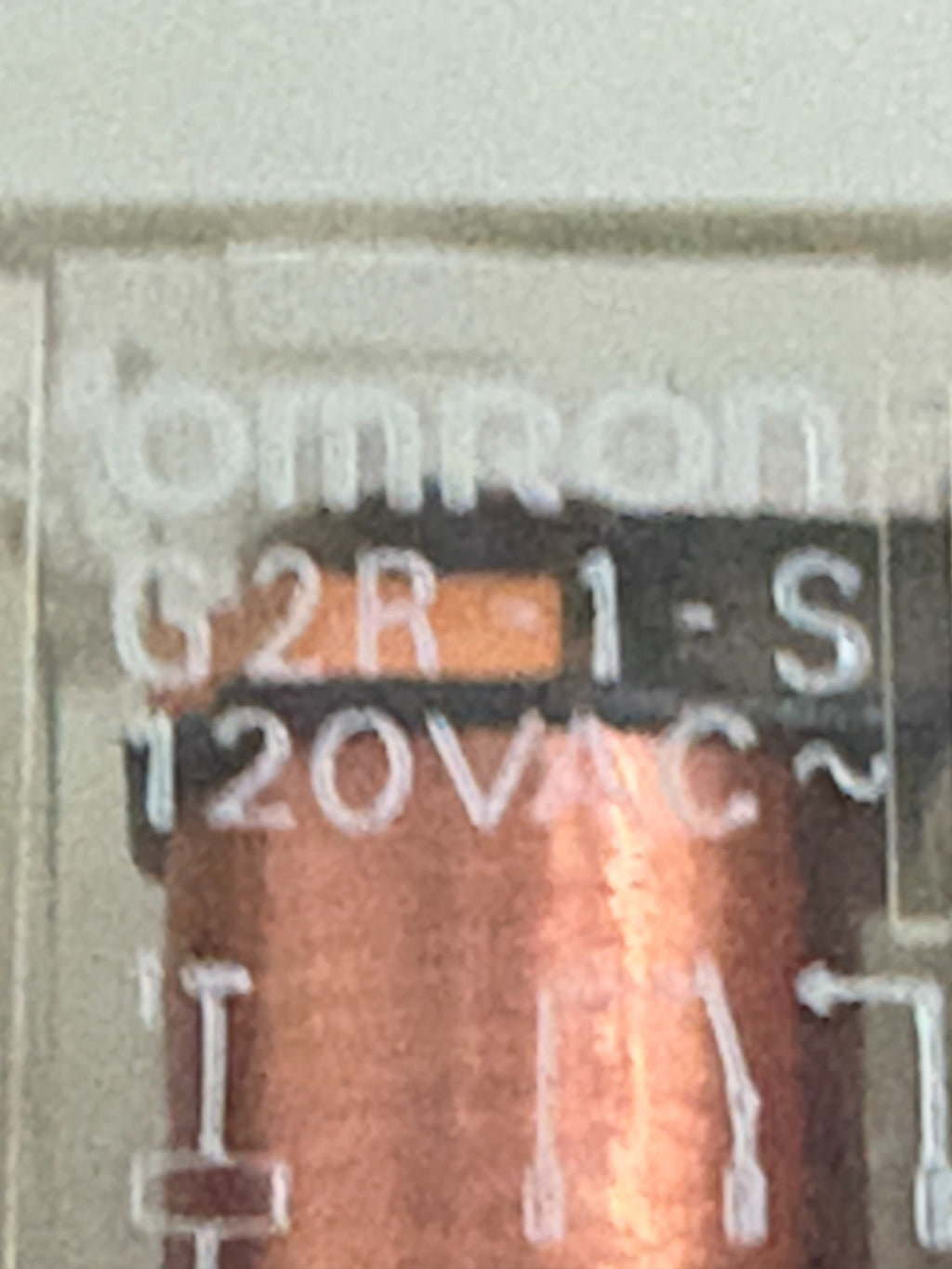 LOT OF 7 OMRON RELAY 62R-1-S ON BASE 0628W3