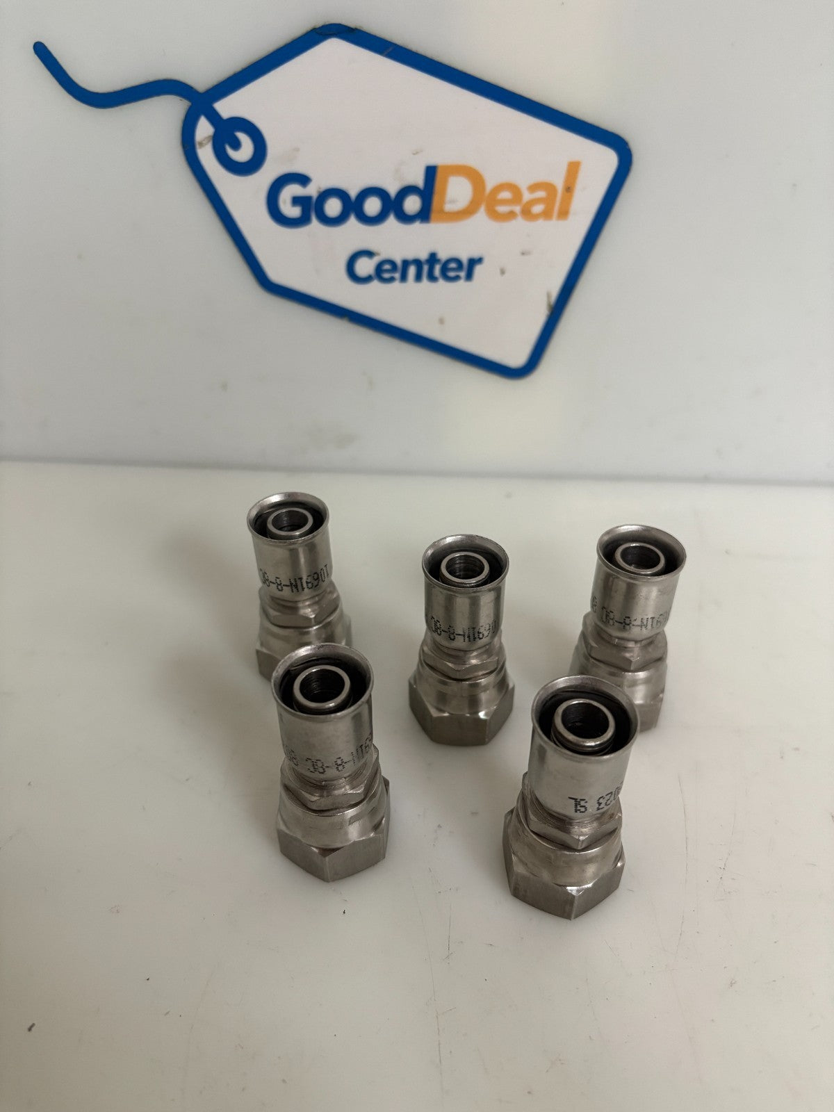 LOT OF 5 PARKER HANNIFIN PARFLEX 10691N-8-8C