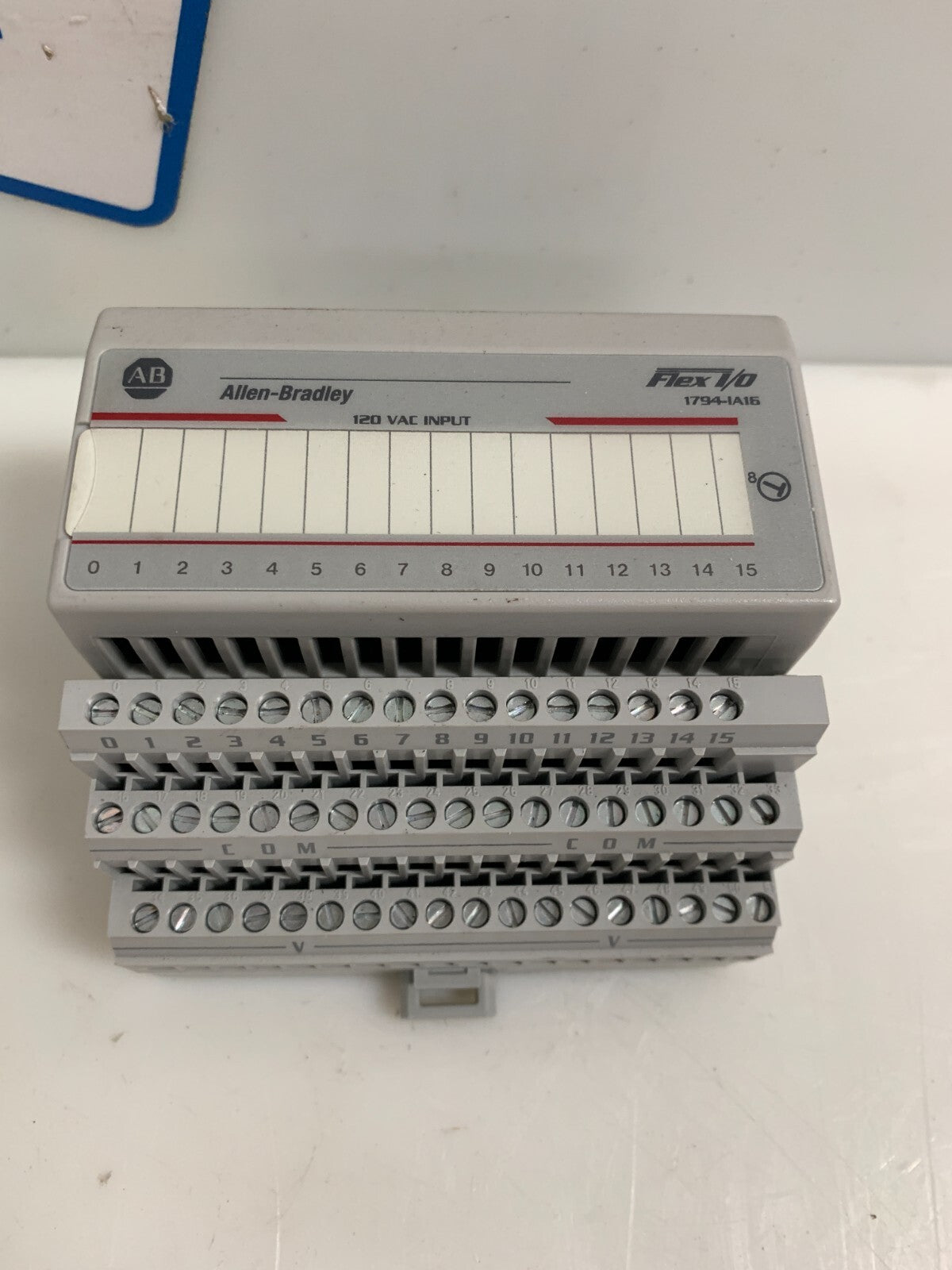 ALLEN BRADLEY FLEX I/O 120 VAC INPUT 1794 - IA15