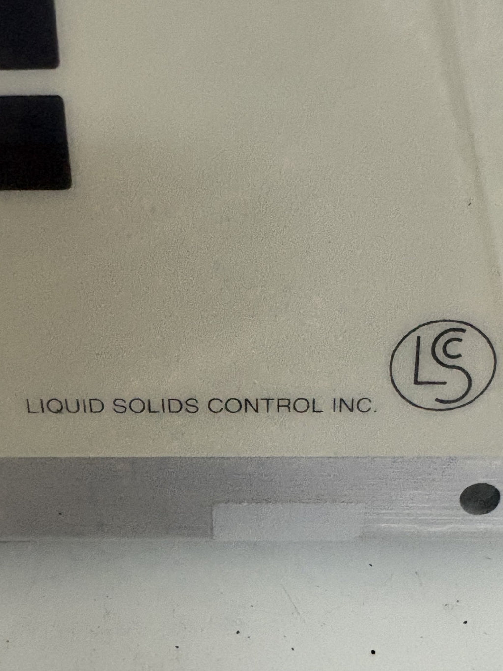 LIQUID SOLIDS CONTROL MAINTENANCE PANEL #1022412