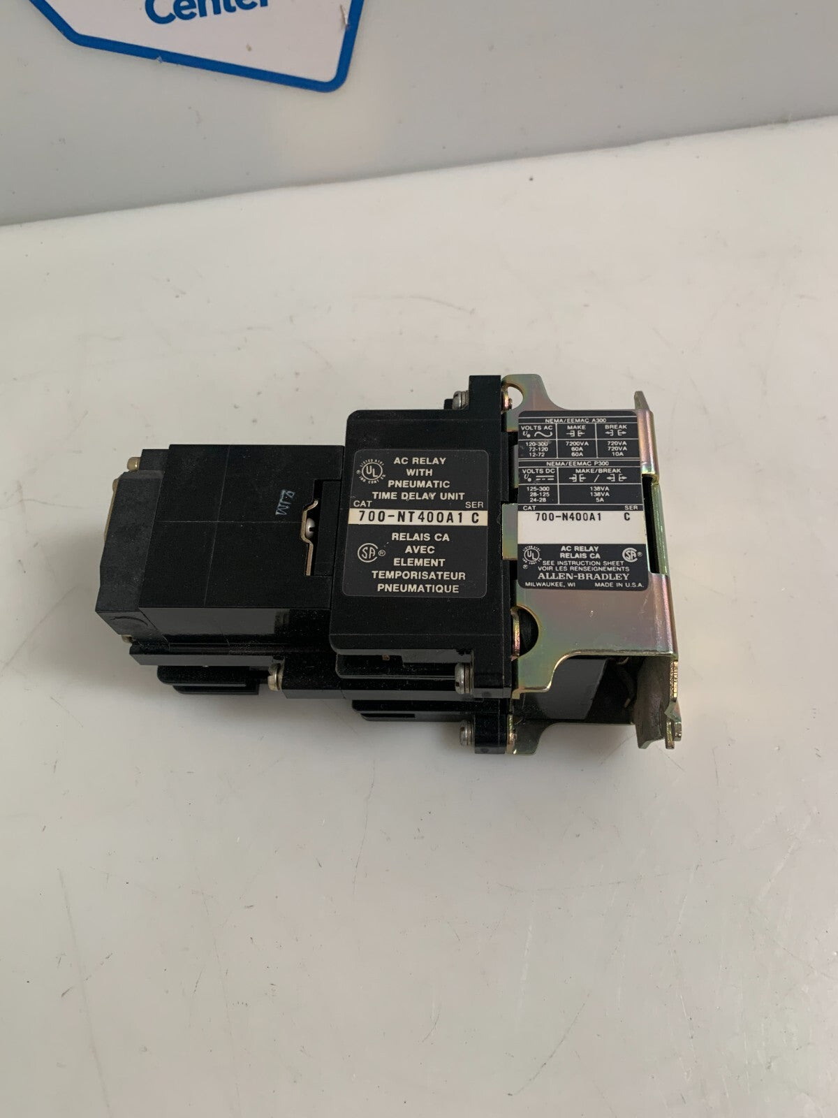 Allen Bradley 700-NT400A1 C Timing Control Relay with Pneumatic Time Delay Unit3