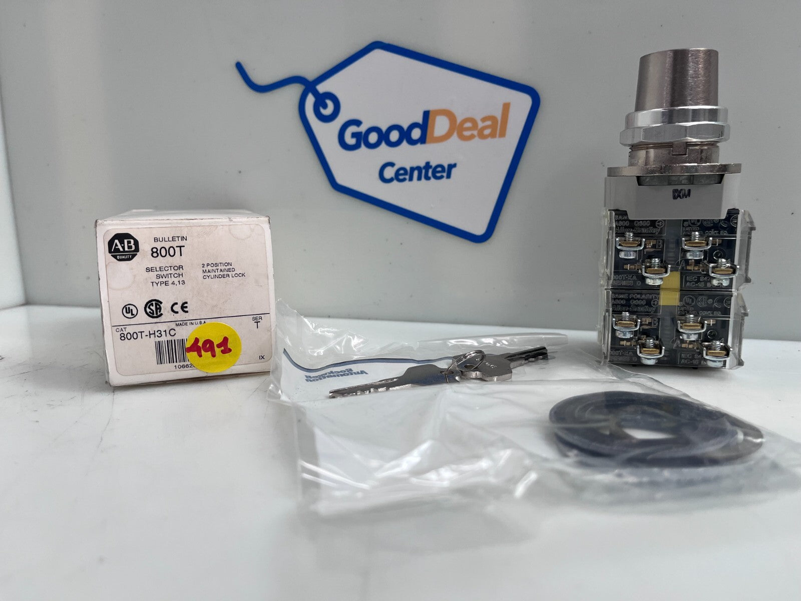 Allen-Bradley 800T-H31C Bulletin 800T Selector Switch Type 4,13 SER T