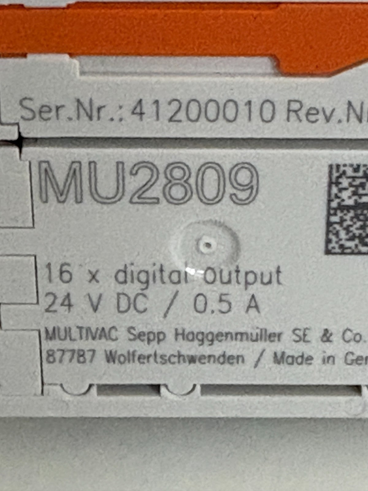 MULTIVAC 16 CHANNEL DIGITAL OUTPUT MU 28092