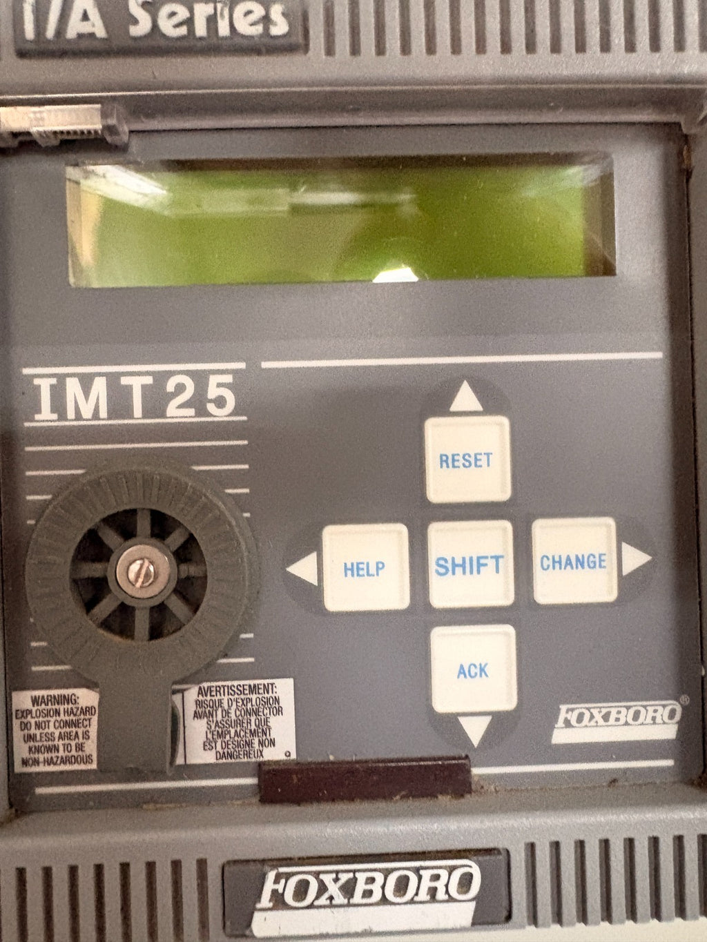 FOXBORO I/A SERIES IMT25-SEATB10N-AB MAGNETIC FLOW TRANSMITTER
