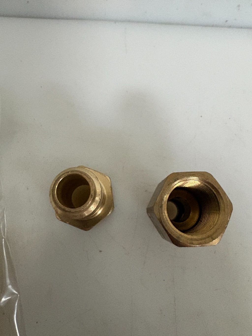 LOT OF 8 HANSEN BRASS 3/8 MALE QUICK CONNECT PLUG B3/T212