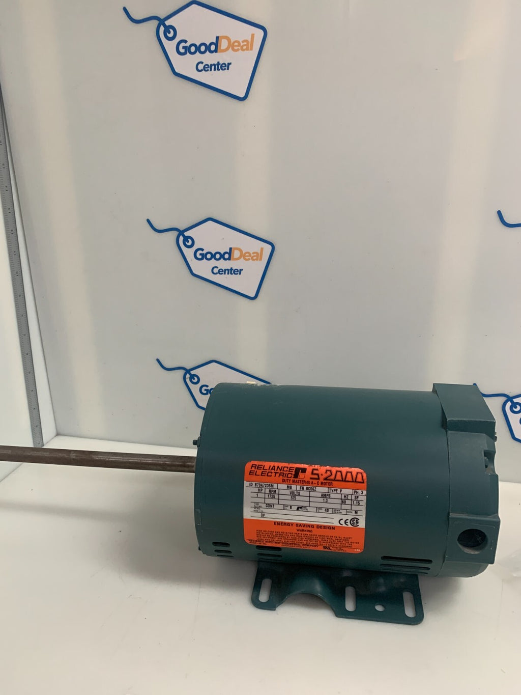RELIANCE ELECTRIC S-2000 DUTY MASTER AC MOTOR 1HP 1725 RPM #B79A7235M0