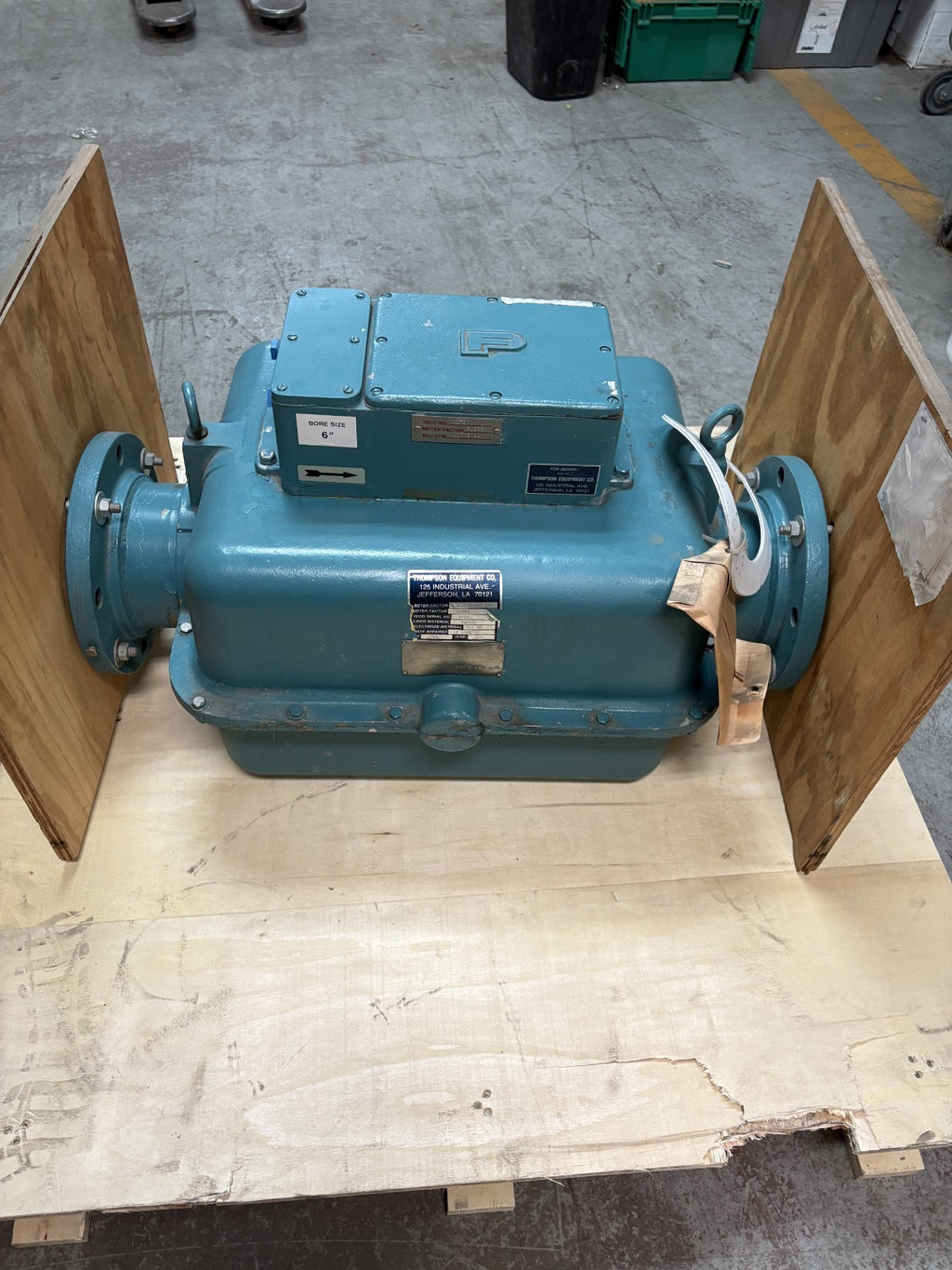 FISHER & PORTER TEFLON MAGNETIC TUBE FLOW METER MODEL 10D1416 AH