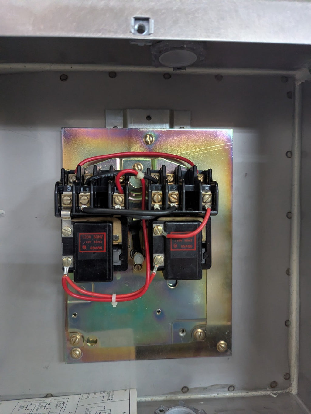 ALLEN BRADLEY REVERSING STARTER 705-TGXD23-922