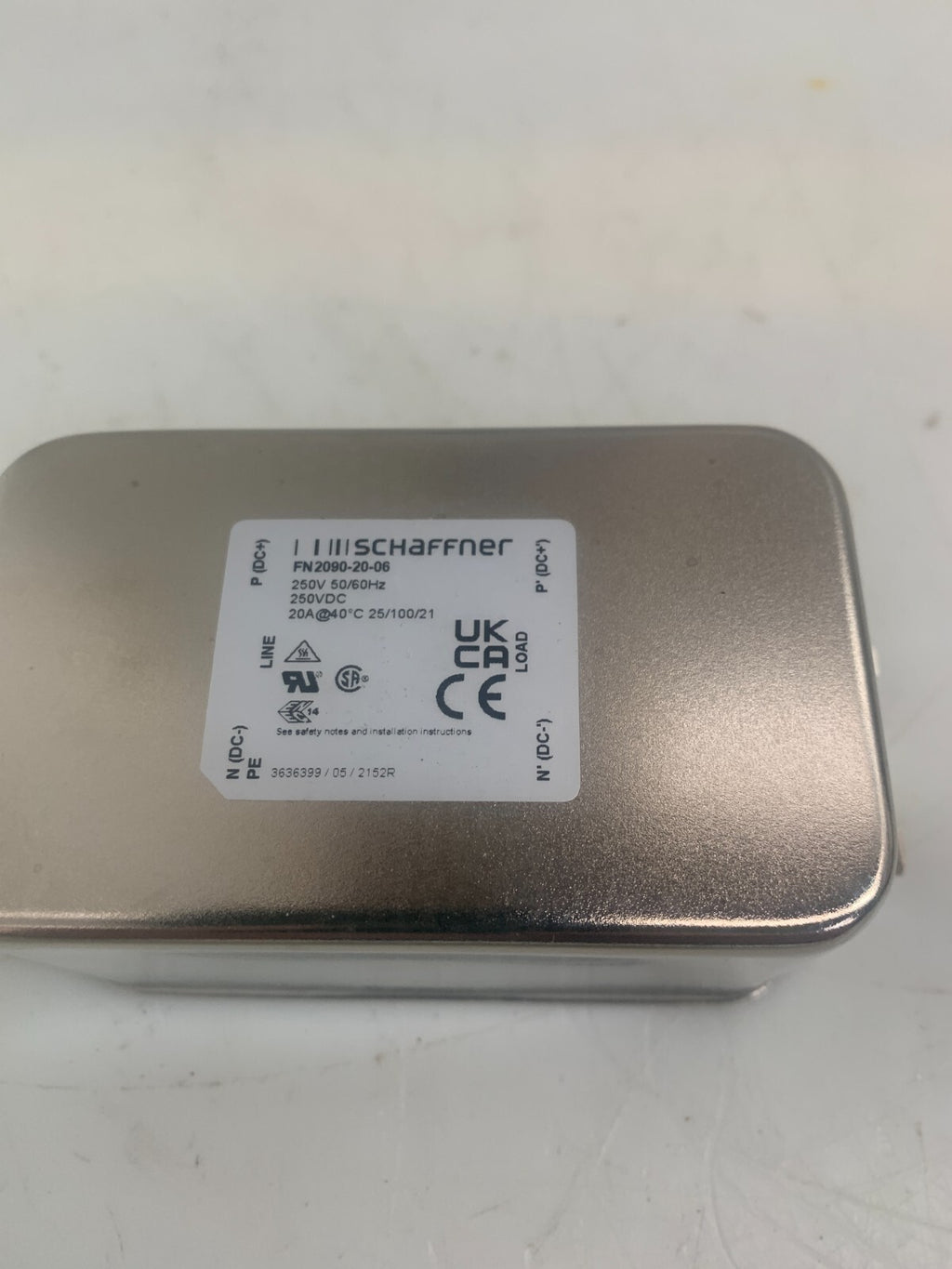 SCHAFFNER FN2090-20-06 Power Line Filter