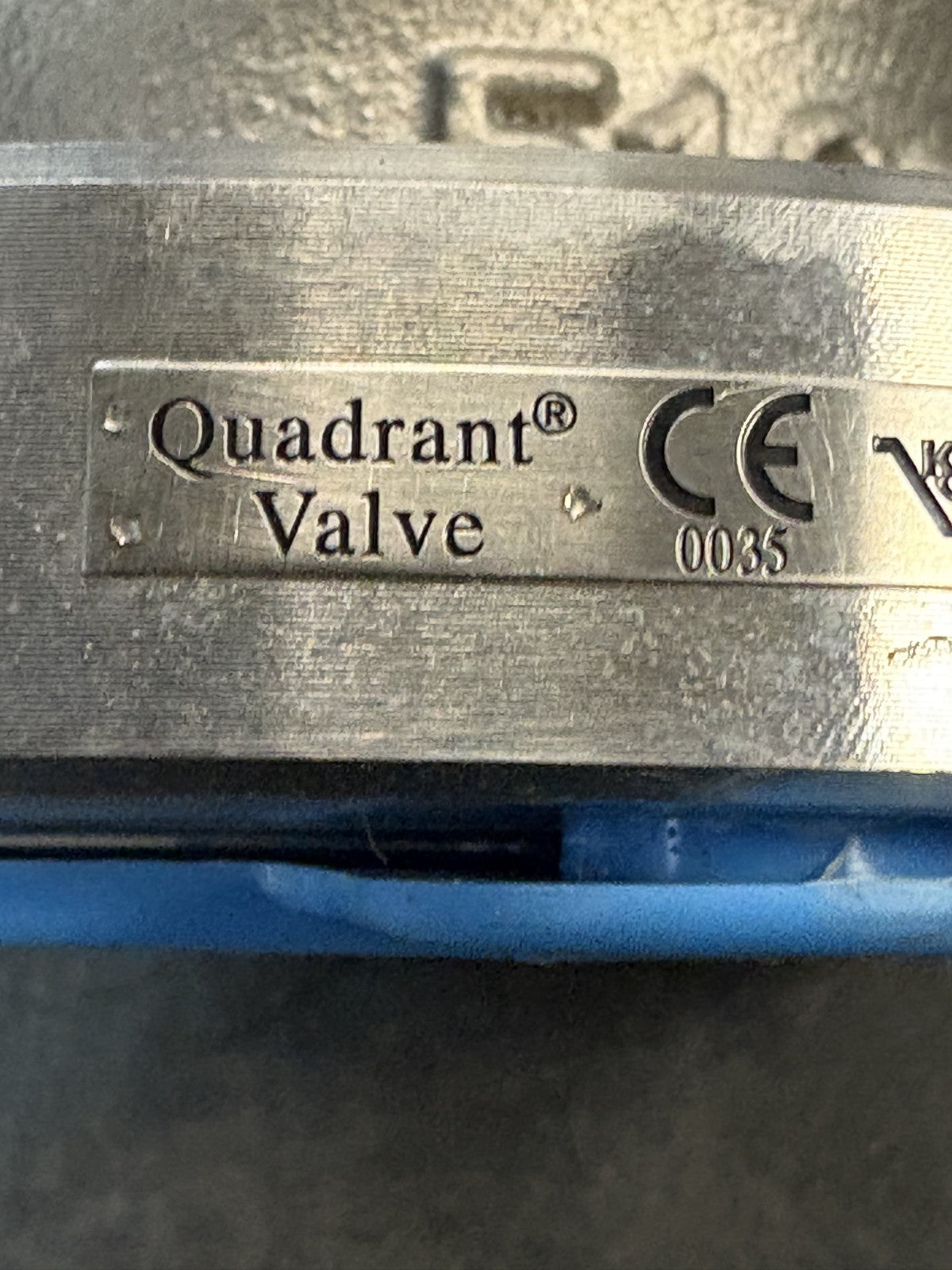 QUADRANT VALVE S.STEEL 4" MANUAL E 1025 NACE F1RSSRGLH1F4004