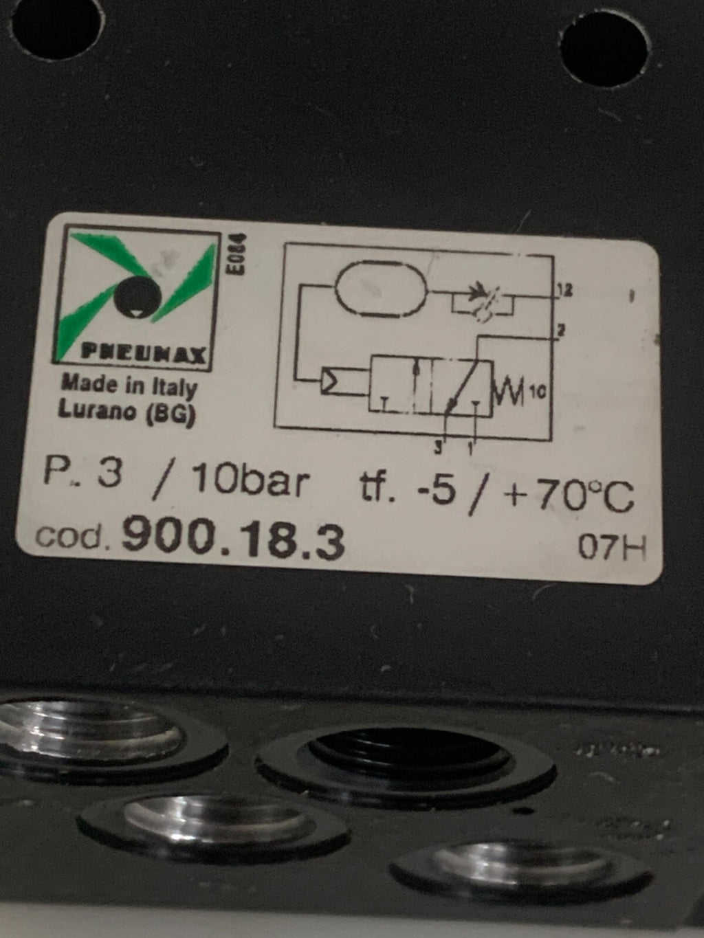 PNEUMAX PNEUMATIC TIMER 900.18.3